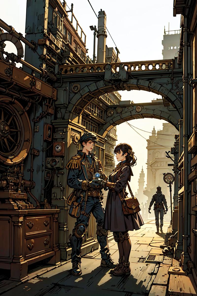 34992-923563192-(masterpiece),(best quality_1.6), (ultra-detailed),girl with man,mechanical scape, steampunk ,detailed background,.png